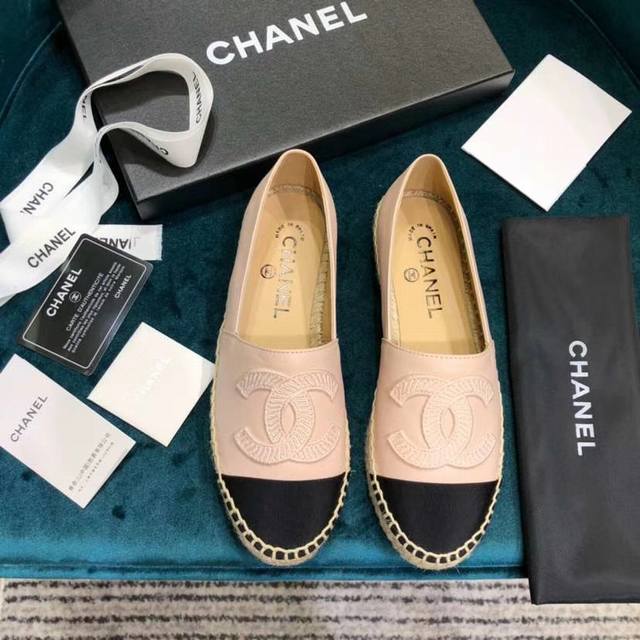 Chanel香奈儿 渔夫鞋全系列 顶级版本欢迎各路大神对比pk 布面 皮面 蕾丝面 亮片面 羊毛混合面 内里采用原装绵羊皮 麻绳底和橡胶底是一体成型的 100针
